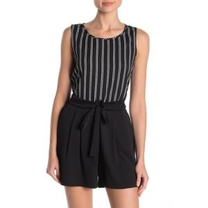 NWT Nordstrom Daniel Rainn Striped Shell Tank Top